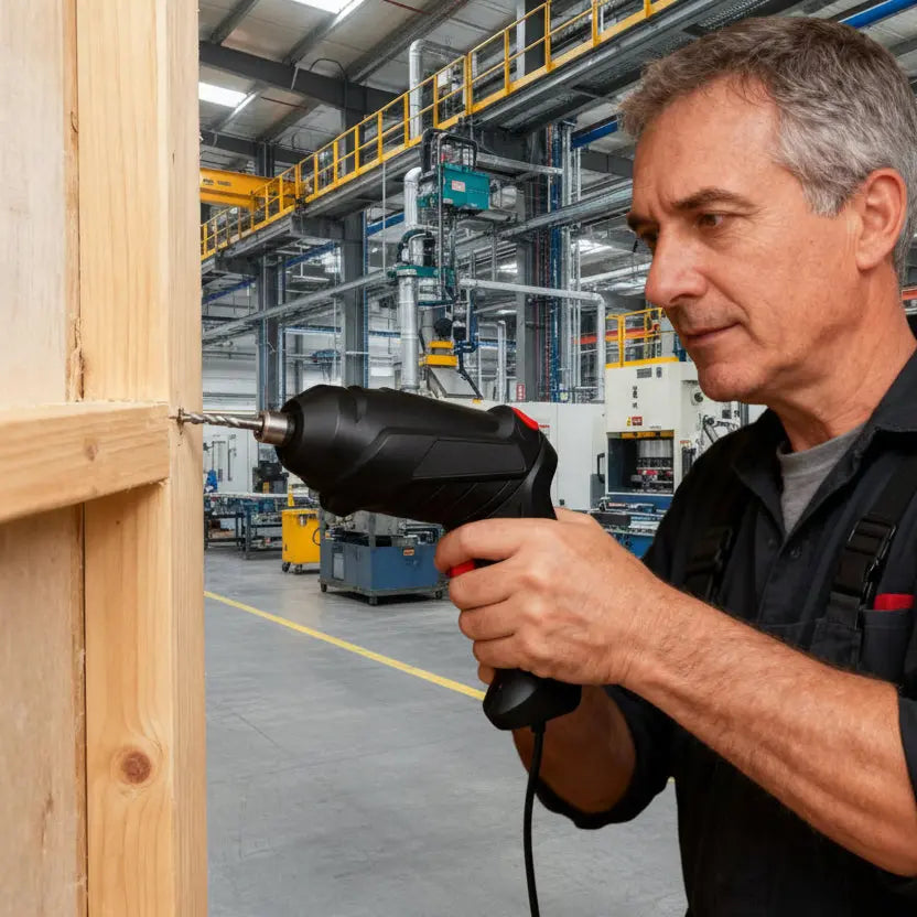 Cordless Rechargeable Screwdriver Set Compact Electric Drill with LED Light - Image 8